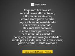 Neusa Marilda Mucci Poetisa Sorrindo Para A Vida Frases E Poemas Marilda
