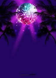 Night Club Disco Party Glow Background Disco Party Night Club Disco Night