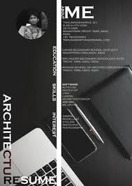 architecture internship resume by