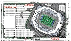 Getting Around Los Maps Parking Lucas Oil Stadium