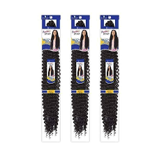 Women long multi color hair extensions straight synthetic clip braid hair braider bun maker headwear hair accessories swy jllhvt take a close look at the stylish hair extension with amazing designs. 3 Pack Deal Freetress Synthetic Braid Water Wave Extra Long Clea Sogoodbb Com