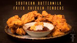 Using tongs, slowly add breaded tenders into oil. Southern Buttermilk Fried Chicken Tenders Episode 28 Youtube