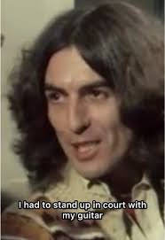George Harrison's Unique Courtroom Performance