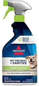 Bissell Professional Pet Stain And Odor Amazon Com Bissell Pet Pretreat Sanitize Stain Odor Remover 1129 Home Kitchen Bissell Pet Odor Remover Sanitizer