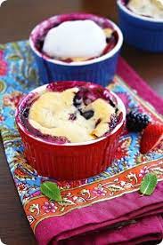 Mixed Berry Cobbler Recipe Ramekin Dessert Fresh Fruit Recipes Food