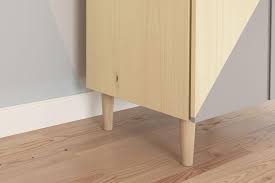 4 X Ikea Ivar Shelf Feet Furniture Feet Furniture Legs Painted Transparent Beech Wood Water Repellent Easy Wet Wiping Furniture Feet Ikea Ivar Shelves Furniture