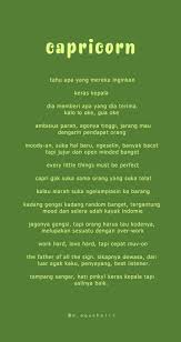 Capricorn Zodiak A Aquaholic Fakta Zodiak Kutipan Buku Kutipan Zodiak