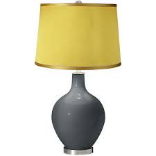 Color Plus Black Of Night Satin Yellow Shade Ovo Table Lamp 140 Liked On Polyvore Featuri With Images Antique Lamp Shades Colorful Lamp Shades Yellow Lamp