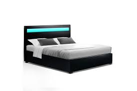 With modern bed frames as among your choices, you will be sure they suit your various fashion. Artiss Led Bed Frame Cole Collection Black Double Kogan Com