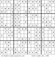 Drawing a 16 x 16 hexadoku grid. Pin En Sudokus