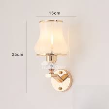 Modern Wall Sconces Decorative Lighting Glass Zinc Alloy Unique Small