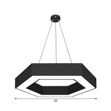 More products from related suppliers. Beehive Design Acrylic Ceiling Light Modern Black Led Commercial Pendant Lighting Fixture 18 39 47 Width Beautifulhalo Com