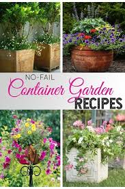 Container Gardening Recipes The Honeycomb Home Container Gardening Diy Container Gardening Container Garden Design