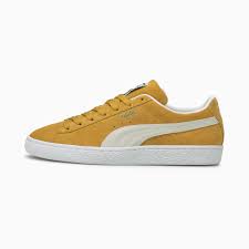 Suede Classic XXI Trainers | Honey Mustard-Puma White | PUMA Shoes | PUMA