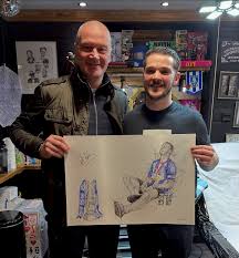 Big Thanks to Lee Bullen for popping in and signing a few pieces of artwork  earlier this week 🙏🏼🦉💙