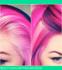 Jayne kitsch jayne robinson directions hair dye plum atlantic blue apple green vermillion red pillarbox red apricot tangerine violet swatches review blue hair red hair purple hair. Pink Hair Directions Hair Dye Diablo R S Thediablorose Photo Beautylish