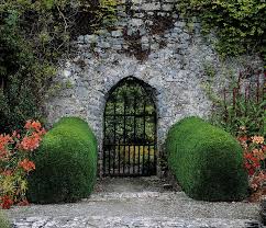 Gothic Entrance Gate Walled Garden By The Irish Image Collection Gothic Garden Garden Wall Entrance Gates