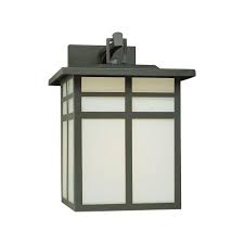 Home hardware's got you covered. Thomas Lighting Sl90077 Mission One Light Outdoor Wall Lantern