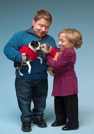 Bill Jen With Rocky And Maggie The Little Couple Couples Little Women La