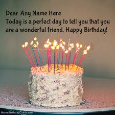 Birthday Wishes Images For Best Friend Female With Name Amazing Birthday Wishes With Name Birthday Wishes With Name Best Birthday Wishes Happy Birthday Wishes Cake