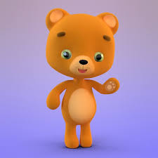 Cute Cartoon Teddy Bear 3d Model Cute Cartoon Cartoon Teddy