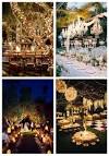 Romantic Backyard Wedding Lights