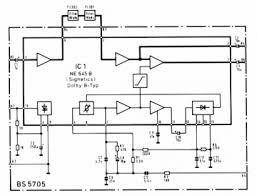 The following schematic diagram is a small surround sound decoder circuit. Electronic Components Semiconductors Ne645n Dolby Noise Reduction Circuit Ic N5sensors Com
