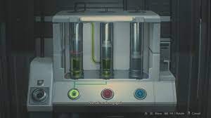 The laboratory next to the garden in the nest (the final area of resident evil 2) contains a special device in its left corner.place the previously found container inside. All Safe And Lock Combinations Codes And Solutions Resident Evil 2 Remake Wiki Guide Ign