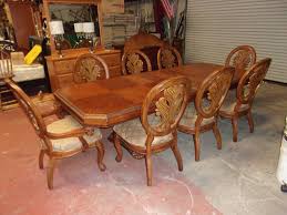 dining table 2 leaves 8 chairs 20919