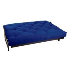 Futons are versatile to furnish your home and office space. Amazon Com Mozaic Futon Mattress Full Blue Furniture Decor