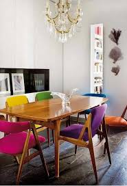 A burst of color can create a memorable impression for guests and add a bit of character. Trend Colors For Modern Dining Room Scandinavian Dining Room Trendy Dining Room Dining Room Layout