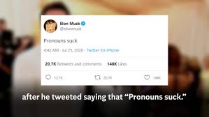 The eating utensil is seen standing upright on a road marking: Grimes Tells Elon Musk Turn Off Your Phone After Tesla Ceo S Gender Pronouns Tweet The Independent The Independent