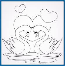 Dibujos Para Colorear Faciles De Amor