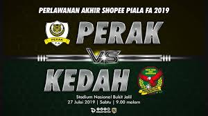 Live final perak vs kedah live streaming, saksikan siarang langsung final piala fa malaysia 2019 diantara kedah vs perak pada malam ini. Live Streaming Perak Vs Kedah Final Piala Fa 27 Julai 2019 Area Sukan