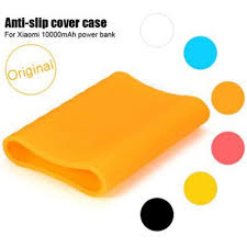 Silicone Protective Back Cover Case For Xiaomi 10000mah Power Bank Orange Powerbank Case Cover Xiaomi