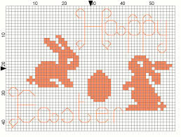 Happy Easter Crocettando By Giuseppina Ceraso Dessin Pixel Point De Croix Broderie