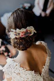 Peigne Fleuri Peignes De Mariage Fleur Cheveux Mariage Fleurs Sechees Mariage