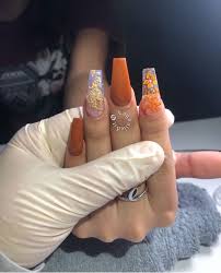 Fall nail colors for ideal nail art | naildesignsjournal.com. Pin By Emerald On Nails Fall Acrylic Nails Cute Acrylic Nails Fake Nails