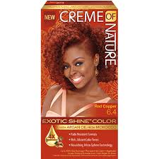 Technically, it should be a shade of bright orange hair color is a beautiful form of art; Creme Of Nature Exotic Shine Colour Red Copper 6 4 Black Hair Care Uk