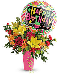 Flowers for everyone offers a trusted melbourne flower delivery service. Birthday Bash Bouquet In Melbourne Fl Eau Gallie Florist