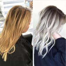 Brassy Yellow Blonde To Shadow Rooted Platinum By The Talented Beckym Hair She Used Goldwell With Olaplex Ash Blonde Hair Platinum Blonde Hair Hair Styles