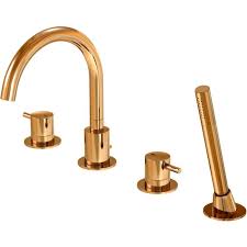 Signaturehardware.com has been visited by 10k+ users in the past month Steinberg Serie 100 4 Hole Bath Mixer 1002400rg Projection 192mm Swiveling Spout Rose Gold