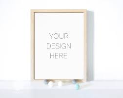 Nursery Mockup Wooden Frame Mockup Styled Photography Etsy Frame Mockups Digital Frame Nursery Frames