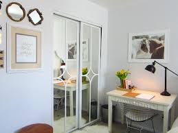 Your local hardware store will sell replacement parts for slider doors, and they are easy to install. Mirrored Closet Door Makeover