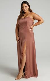 I just waxed so your face won't get poked. Will It Be Us Split Maxi Dress In Dusty Rose Showpo