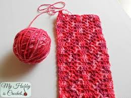 My Hobby Is Crochet Lacy Scarf Free Crochet Pattern