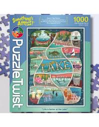 Ships from and sold by maynard's, llc. Life Is Better At The Lake 1000 Piece Puzzle Hub Hobby