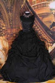 Victorian Corset Wedding Gowns Gothic Wedding Dress Goth Prom Dress Black Wedding Dresses