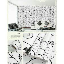 Sketsa taman bunga hitam putih. Jual Wallpaper Sticker Dinding Putih Bunga Hitam 10 M X 45 Cm Di Lapak Vania Wallpaper Bukalapak