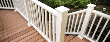 Porch railing height of 3 feet or more will destroy the look of your house and all your hard work. Porch Railings Shop For Permarail Plus Cpvc Railing System For Porches At Hb G Columns